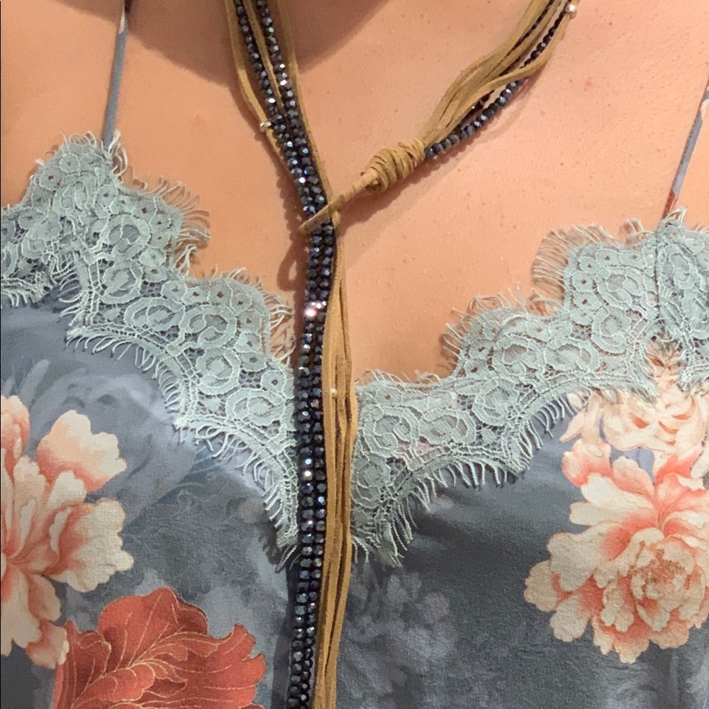 Versatile Leather & Bead Accessory - image 4